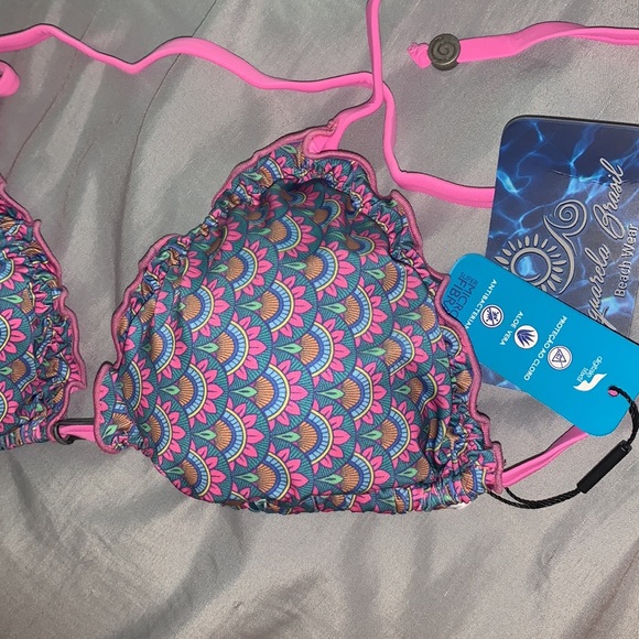 From Brazil 🇧🇷 2 piece reversible ruffle edge bikini - Picture 2 of 2